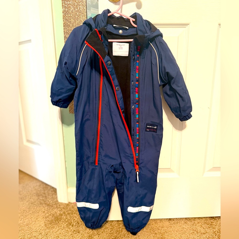 Polarn O. Pyret Navy Snowsuit